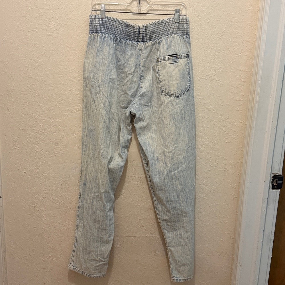 Vintage Acid Washed Jeans Rank Streetwear Denim Jeans unisex jeans - Picture 10 of 10